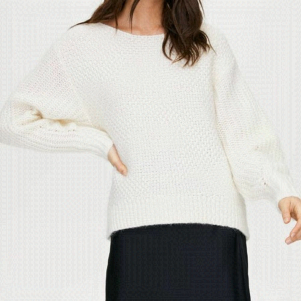 𝅺ARITZIA Wilfred Limerick Long sleeve Sweater in Beige Birch ~ size XXS